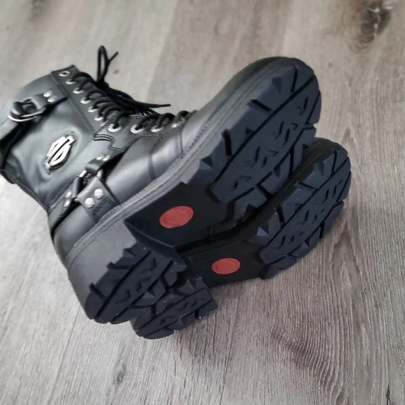 Harley-Davidson Women's Black Moto Boots - Picture 6 of 7